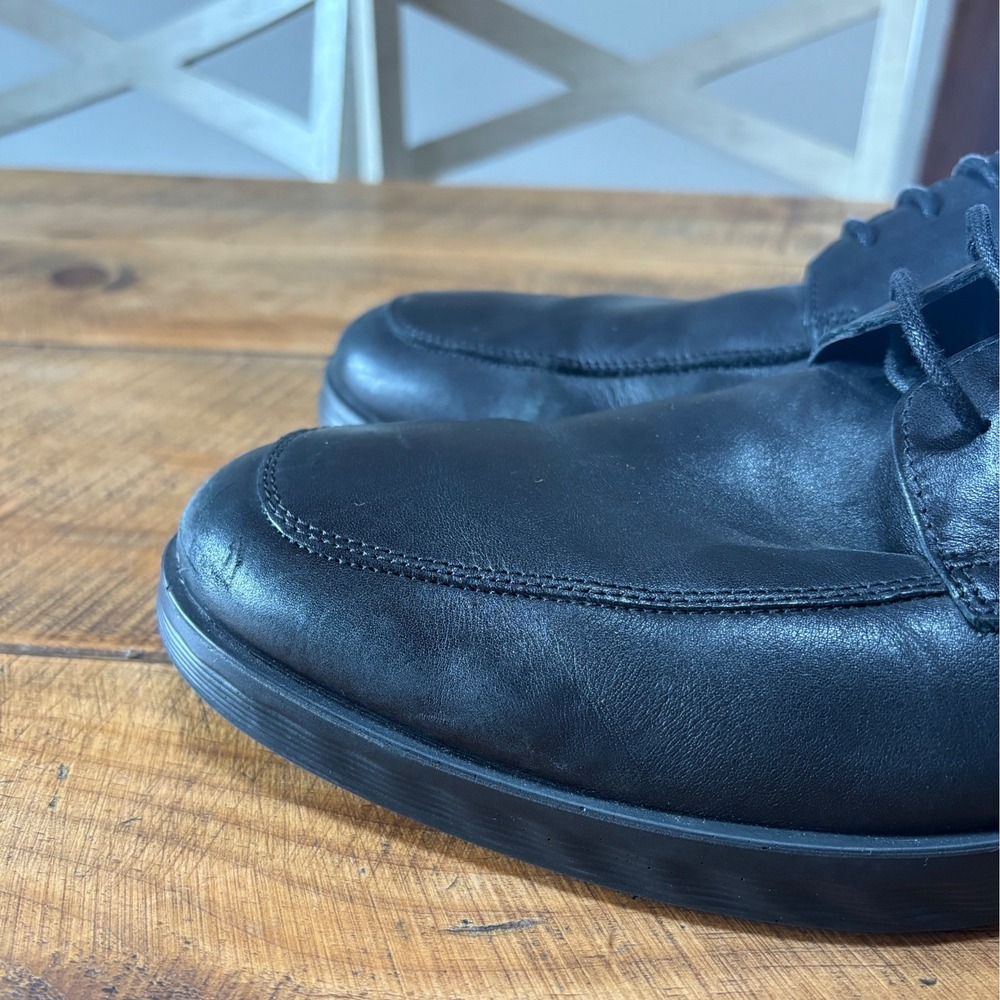 Ecco S Lite Hybrid Derby Shoes Mens Black Leather Comfort Dual Fit Insole 13 - Picture 7 of 13